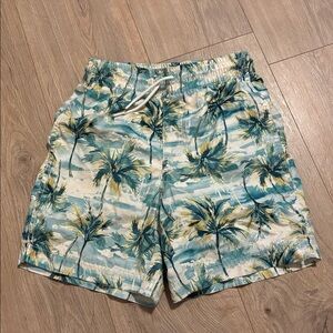 Boys Old Navy Palm Tree Swim Trunks
